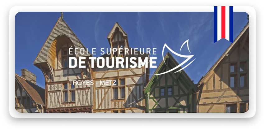 Bandeau Ecole superieur de Tourisme Troyes Metz